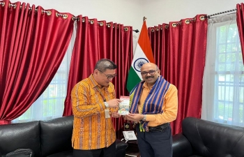 CG Mr. Ravi Shanker Goel Met with Honorary Consul of Timor Leste, Mr. Irawan on 16 July 2024